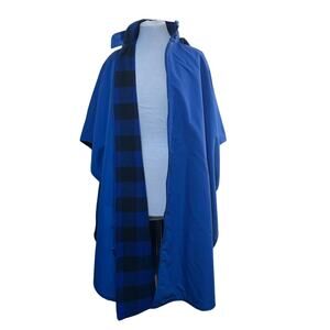 Vintage Jaguar Fashions Hooded Lined Poncho Cape Coat Jacket One size fits all